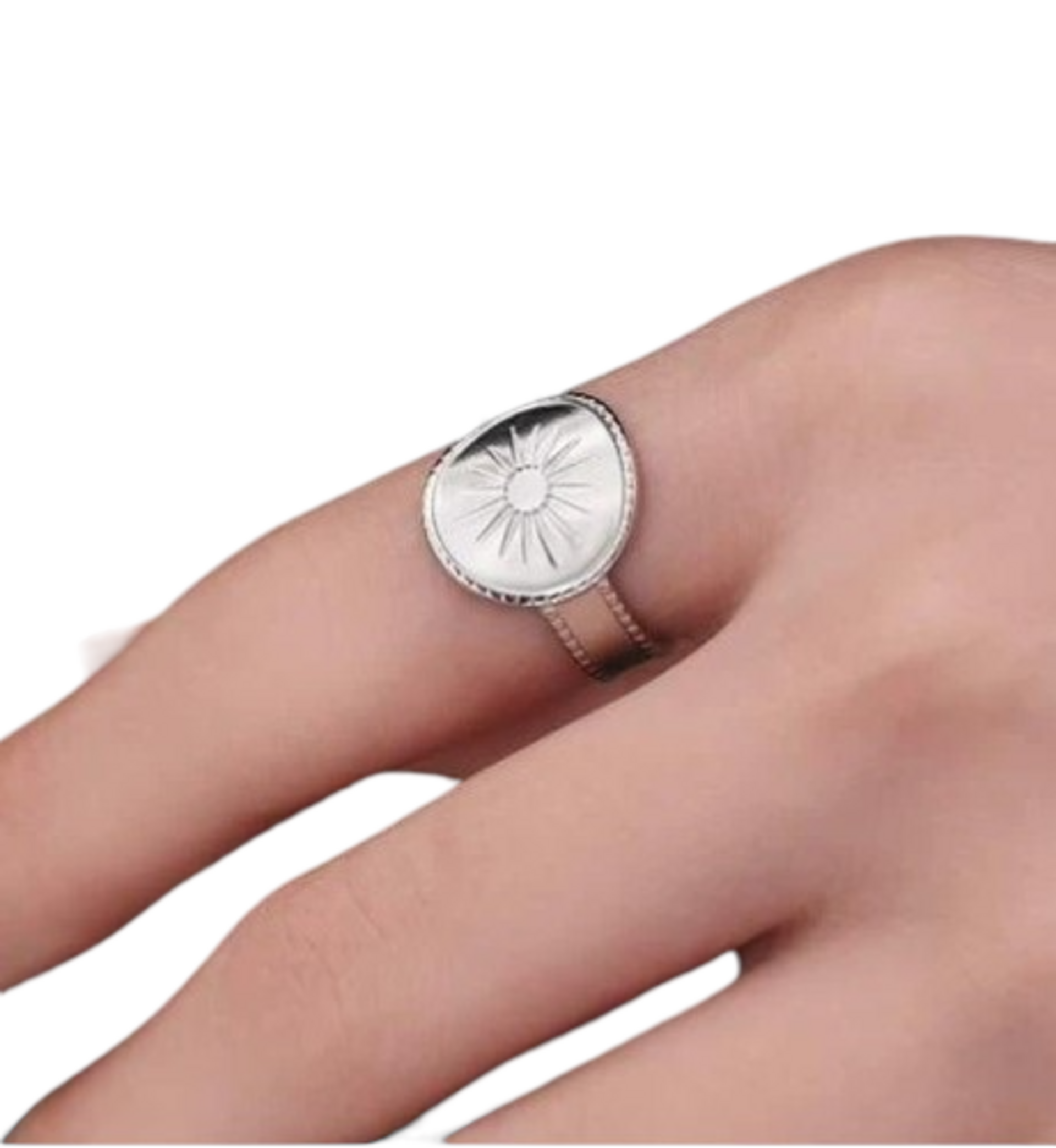 Anillo SILVER SUN acero waterproof - 3