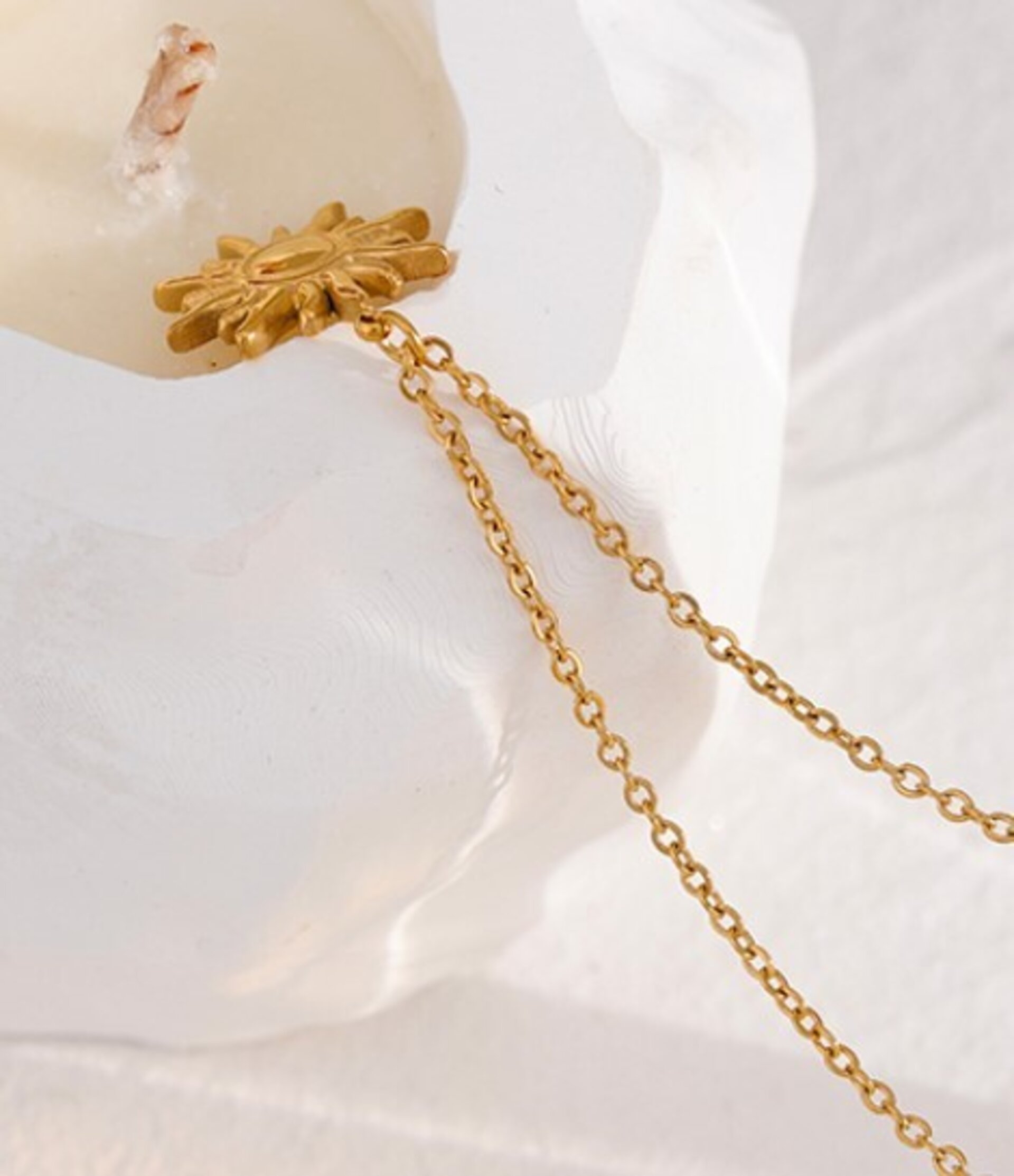 Colgante SUN acero y oro resistente al agua waterproof - 4